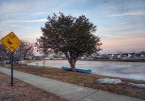 Sylvan Lake in Avon-by-the-Sea, NJ